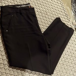 Karl Lagerfeld Black Trousers Pants